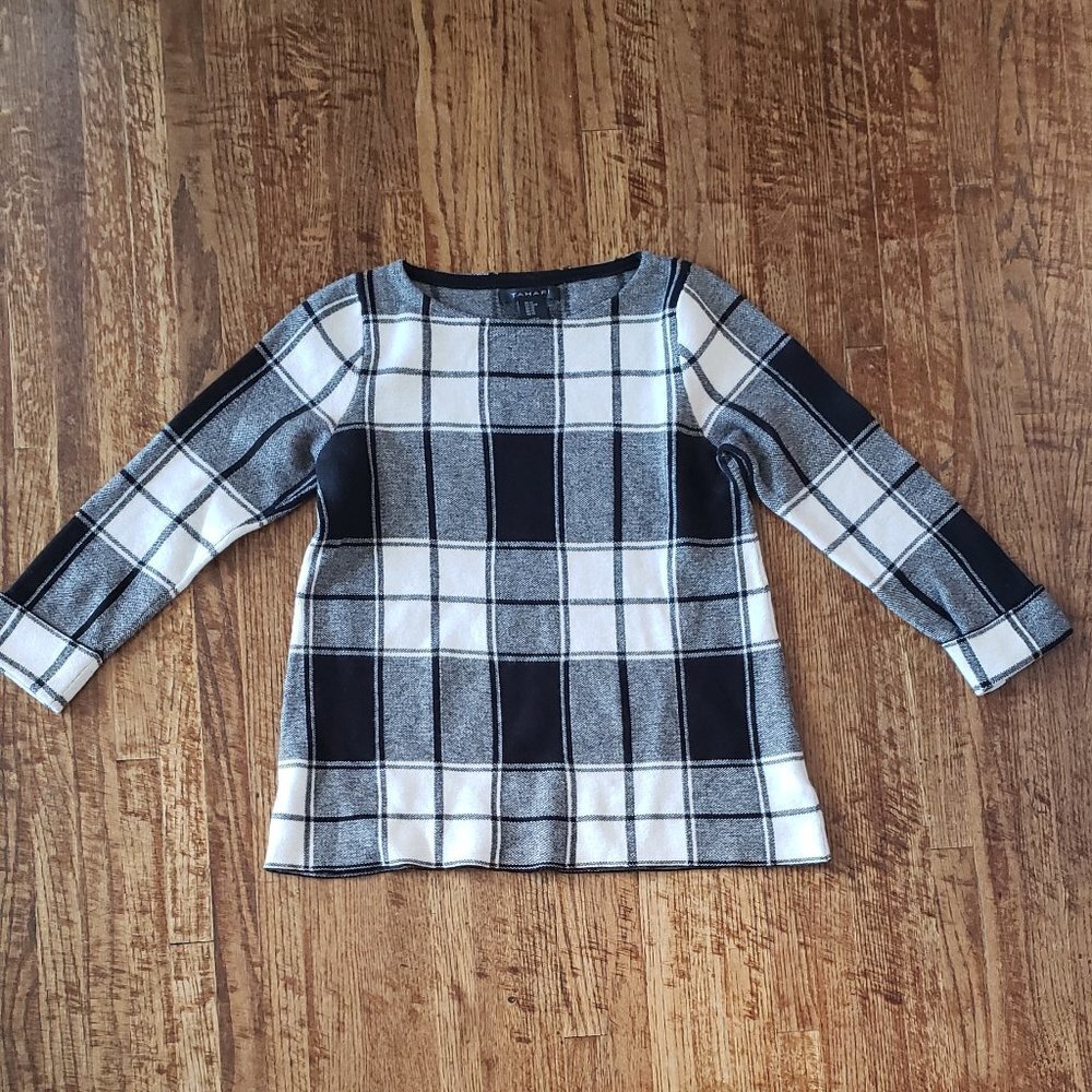 Tahari Sweater Knit Top